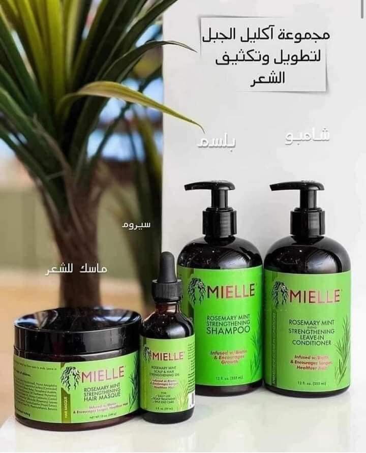 بكج العناية بالشعر بخلاصة إكليل الجبل والنعناع