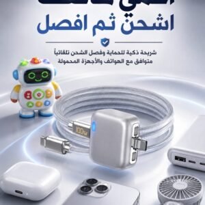 كابل شحن ذكي بقوة 100W